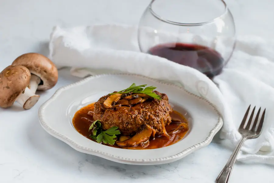 keto salisbury steak dinner