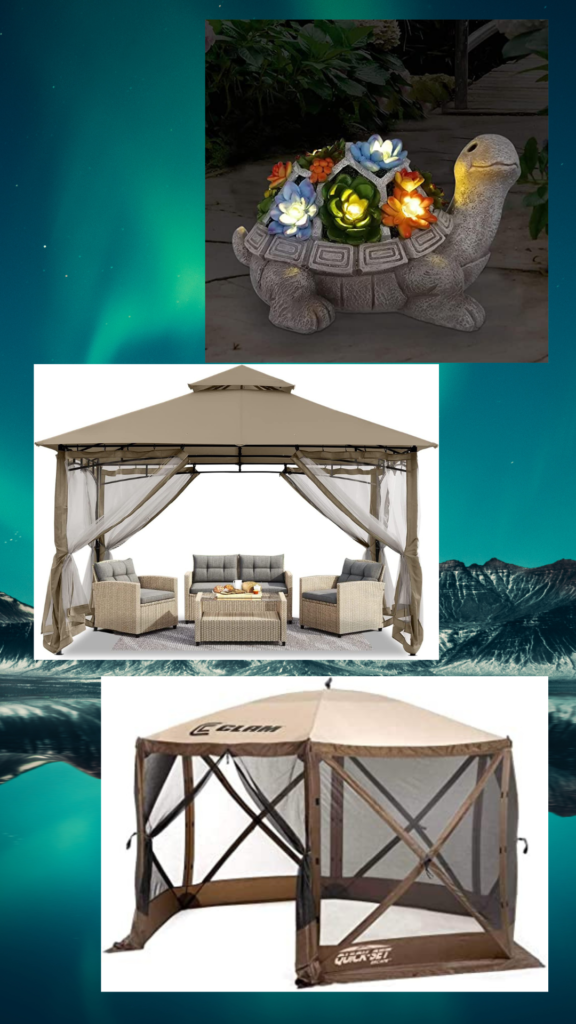 Garden reviews canopy, gazebo and lighting