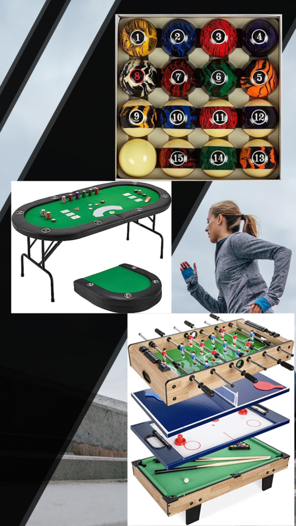 Sport reviews game room